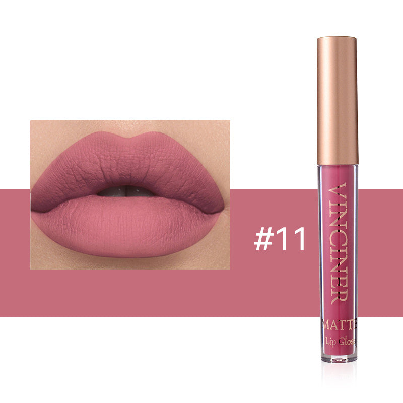 12 colors Matte Velvet Lip Glaze - Long Lasting, Waterproof, Non-Sticky, Smudge Proof Liquid Lipstick Valentine's Day Gifts