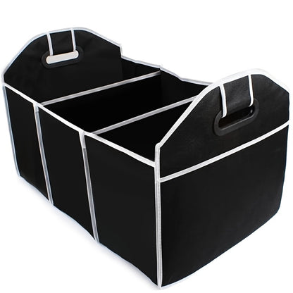 Car Trunk Cargo Storage Bag, Foldable Black Storage Box For Car And Trunk
