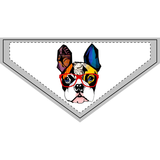 Whimsical Clip-on Pet Bandana - Fun Fashion for Dogs, Pet Costume, Gift for Pet Lovers, Stylish Dog Accessory, Unique Dog Apparel