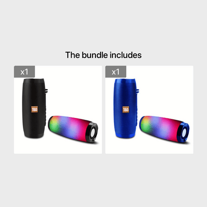 T&G 157 LED Colorful Light Flashing Wireless Wireless Speaker with Subwoofer, 3D Surround Sound, USB Charging, Built-in Microphone, Portable Outdoor Speaker, 5.0 Channel Configuration, Lithium Battery, Non-Waterproof, ≤36V