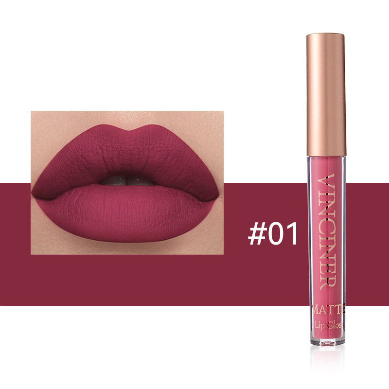 12 colors Matte Velvet Lip Glaze - Long Lasting, Waterproof, Non-Sticky, Smudge Proof Liquid Lipstick Valentine's Day Gifts