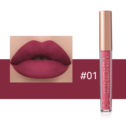 12 colors Matte Velvet Lip Glaze - Long Lasting, Waterproof, Non-Sticky, Smudge Proof Liquid Lipstick Valentine's Day Gifts