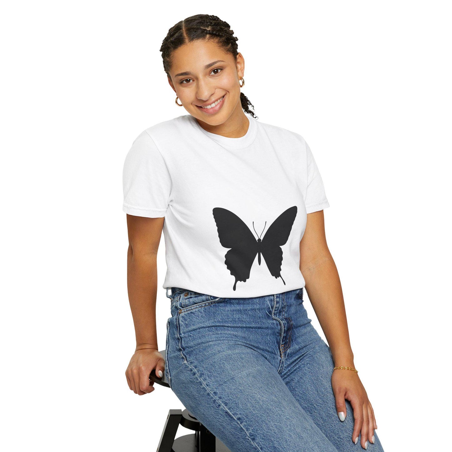 Butterfly Print Unisex T-Shirt, Nature Lover Gift, Eco-Friendly Apparel, Casual Wear, Spring Fashion, Birthday Present