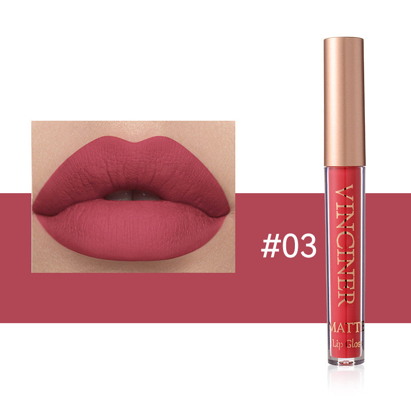 12 colors Matte Velvet Lip Glaze - Long Lasting, Waterproof, Non-Sticky, Smudge Proof Liquid Lipstick Valentine's Day Gifts