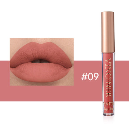 12 colors Matte Velvet Lip Glaze - Long Lasting, Waterproof, Non-Sticky, Smudge Proof Liquid Lipstick Valentine's Day Gifts