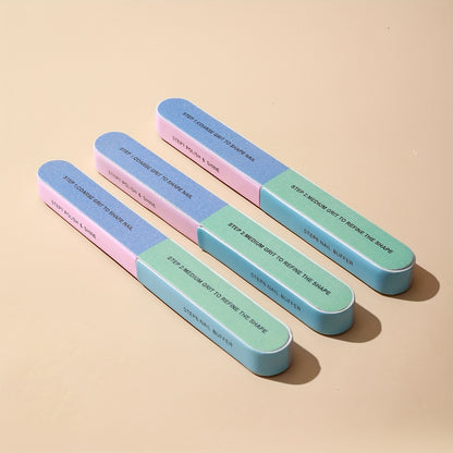 [Easy Manicure Tool] 7 Sides Nail Cuticle Polish Strip Tool - Easy Manicure And Pedicure With Clean Cut