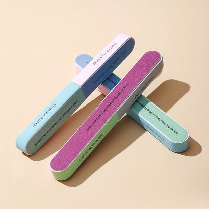 [Easy Manicure Tool] 7 Sides Nail Cuticle Polish Strip Tool - Easy Manicure And Pedicure With Clean Cut