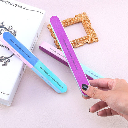 [Easy Manicure Tool] 7 Sides Nail Cuticle Polish Strip Tool - Easy Manicure And Pedicure With Clean Cut