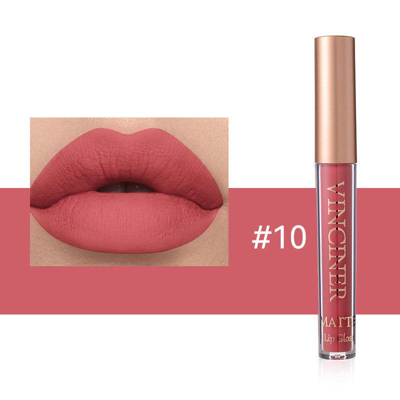 12 colors Matte Velvet Lip Glaze - Long Lasting, Waterproof, Non-Sticky, Smudge Proof Liquid Lipstick Valentine's Day Gifts