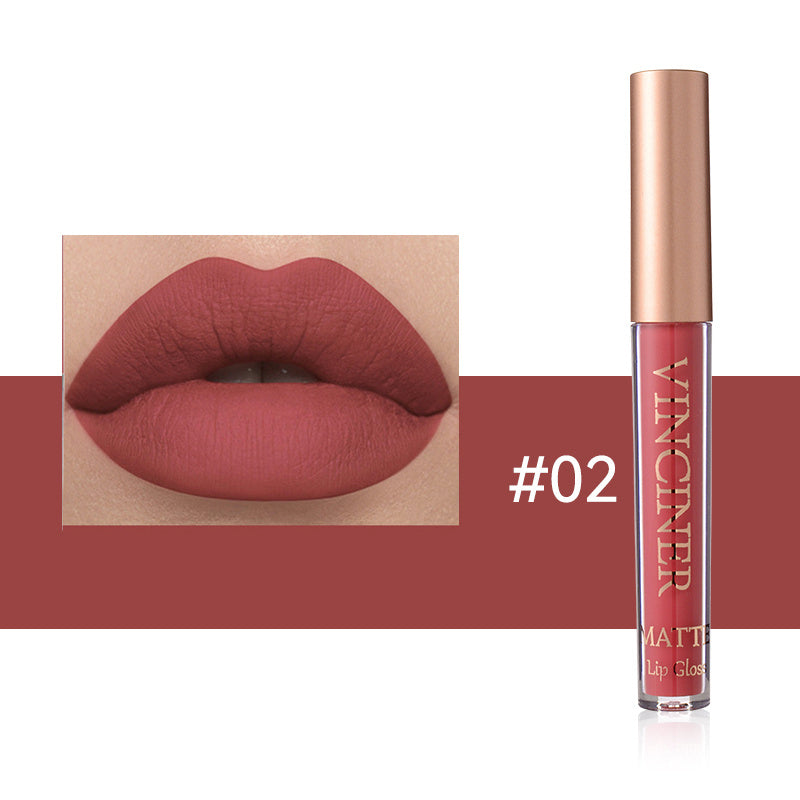 12 colors Matte Velvet Lip Glaze - Long Lasting, Waterproof, Non-Sticky, Smudge Proof Liquid Lipstick Valentine's Day Gifts